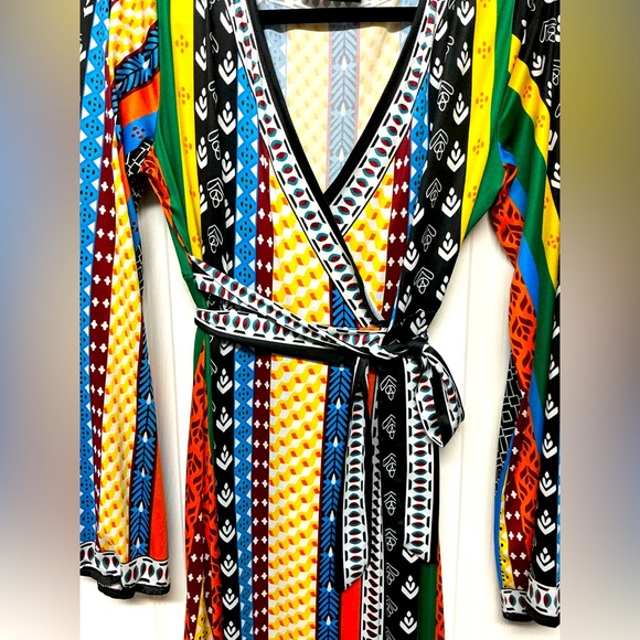 Maxi Wrap Dress size L - Picture 3 of 8